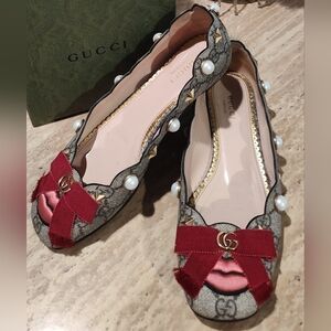 💚♥️ GUCCI - Lexi Lip Ballet Flats